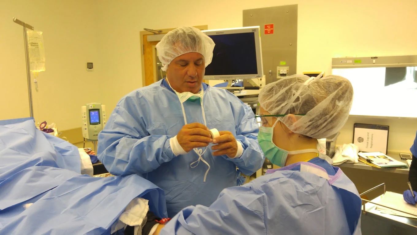 Dr. Daniel Brandwein in a clinical setting